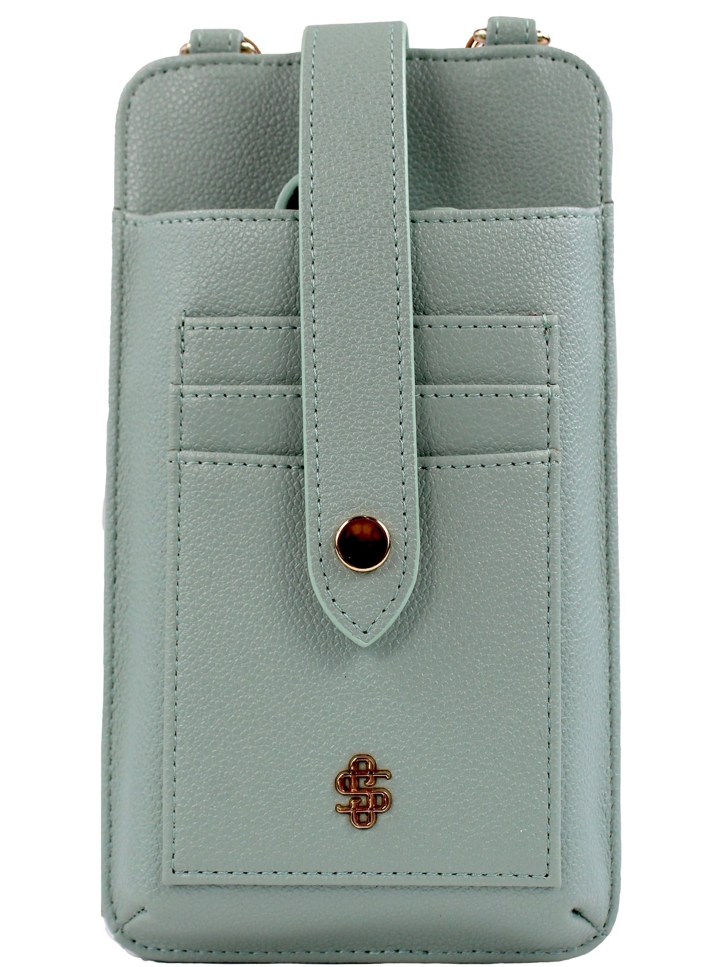 Leather Snap Crossbody