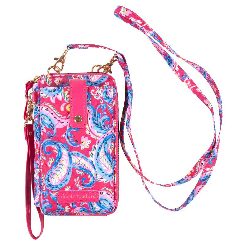 Quilted Snap Crossbody - Paisley