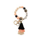 Silicone Bangle Bead Keychains