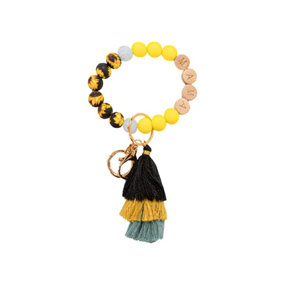 Silicone Bangle Bead Keychains