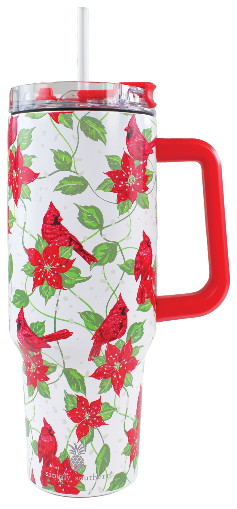 Cardinal 40oz Tumbler by Simply Southern