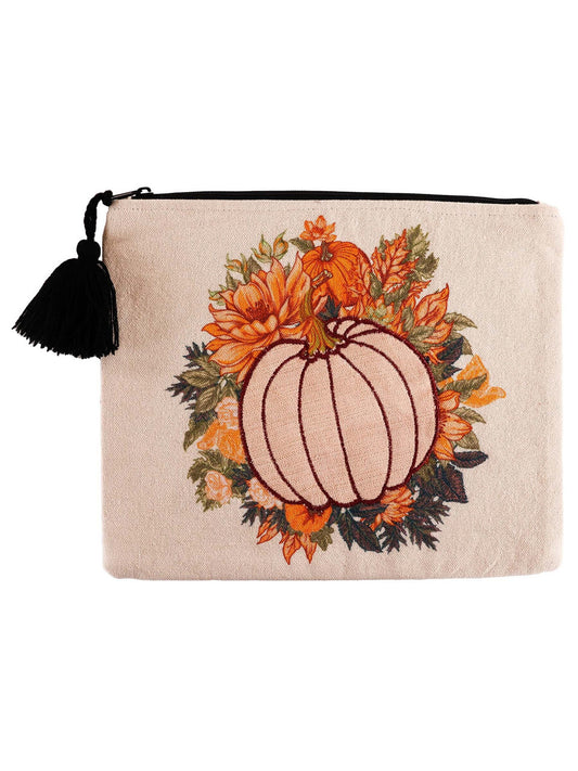 Pumpkin Zipper Pouch