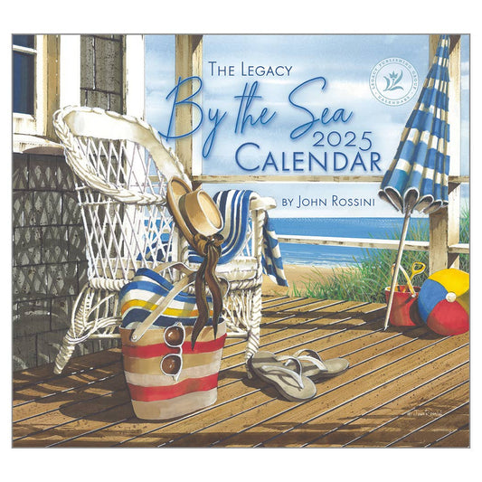 By the Sea 2025 Wall Calendar