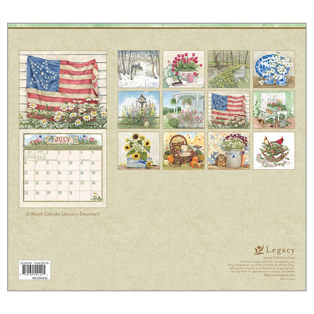 Garden Path 2025 Wall Calendar