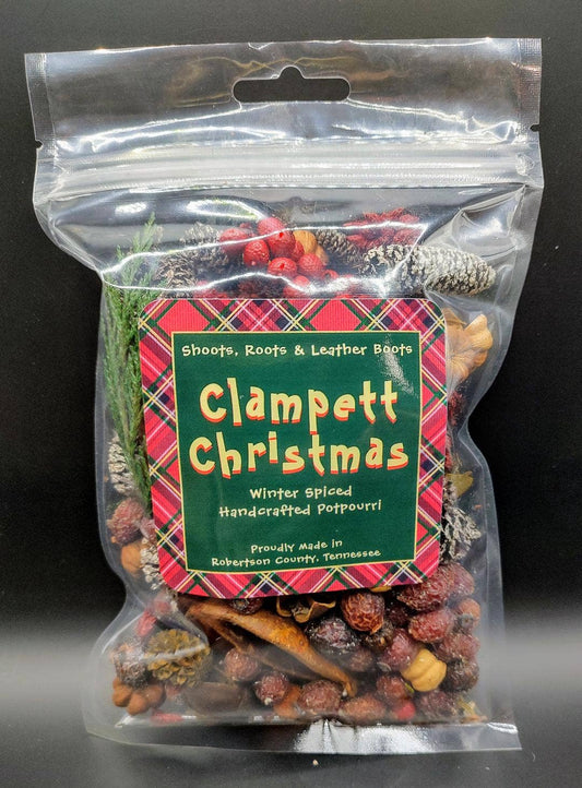 Clampett Christmas Handcrafted Potpourri. 1.5 Cups