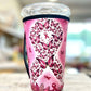 30 OZ Butterfly Breast Cancer  Insulated Cup Cover Sleeve