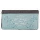 All Things Possible Two-tone Faux Leather Wallet