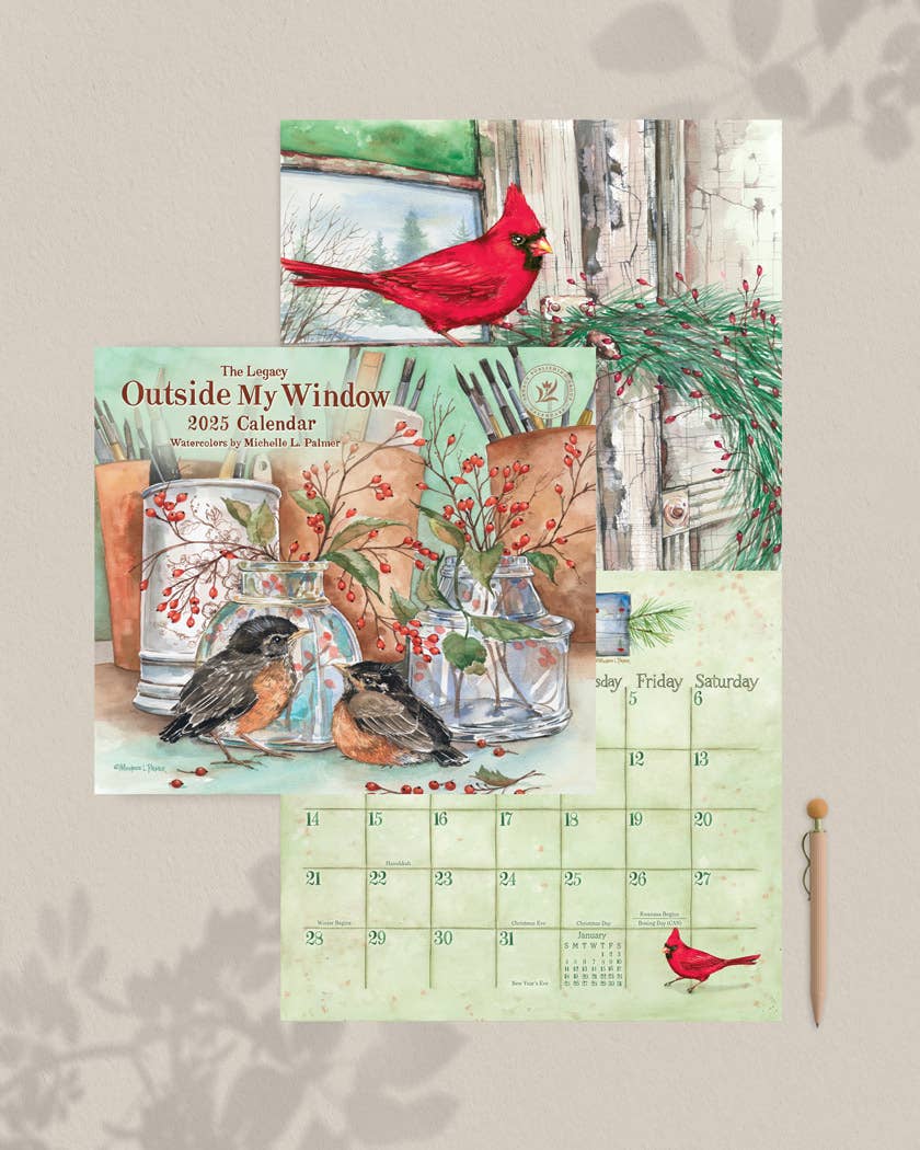 Outside My Window 2025 Wall Calendar