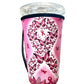 30 OZ Butterfly Breast Cancer  Insulated Cup Cover Sleeve