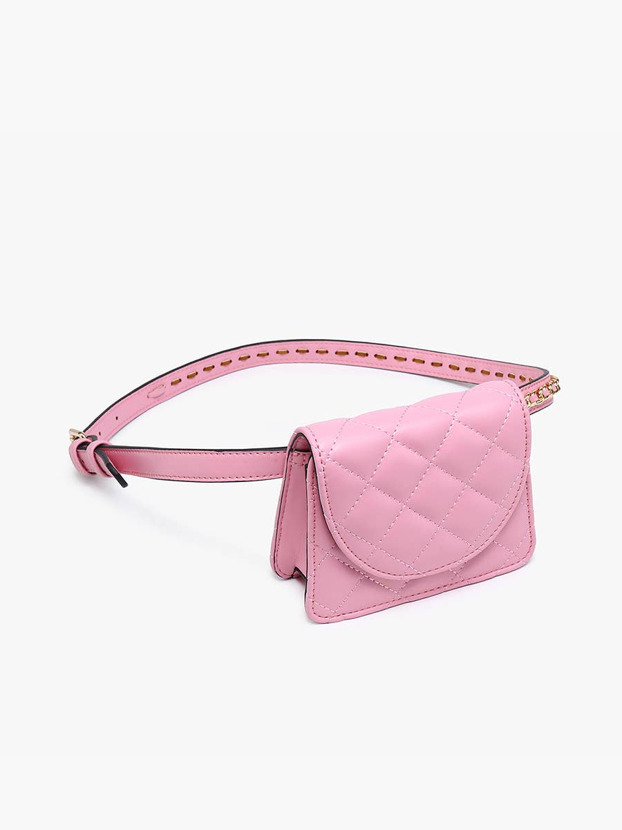 Annalee Quilted Mini Belt Bag w/ Strap