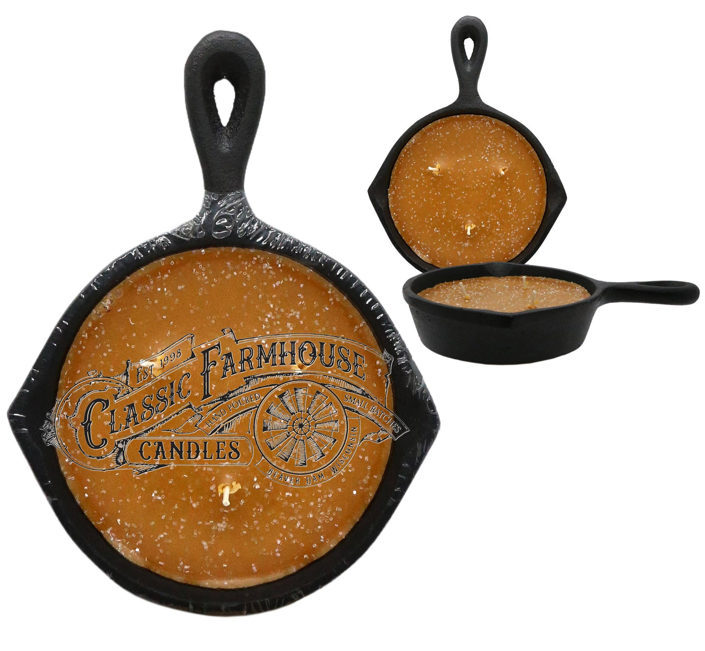 Pumpkin Pie 8 oz Cast Iron Pan Candle