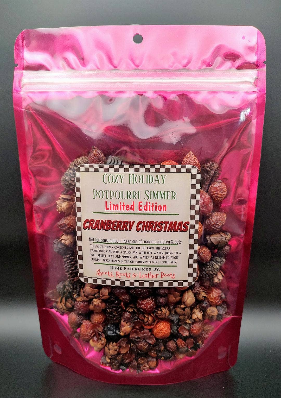 Cozy Holiday Simmering Potpourri - Cranberry Christmas
