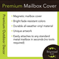 Elegant Pumpkins Fall Mailbox Cover  - Standard Size -