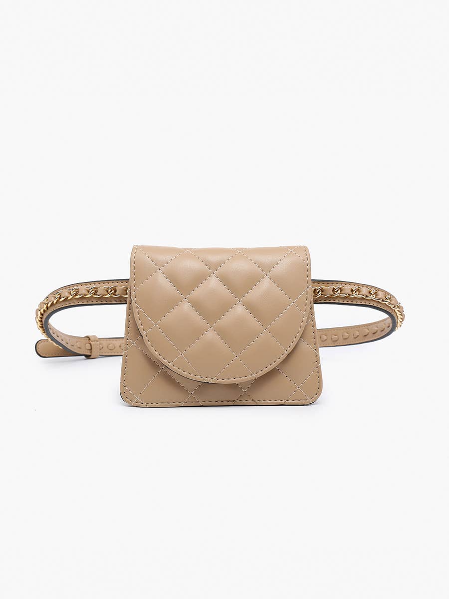 Annalee Quilted Mini Belt Bag w/ Strap