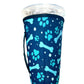 20 OZ Blue Paw Print Insulated Cup Cover Sleeve