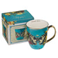 Hope Teal Butterfly Ceramic Coffee Mug - Isaiah 40:31
