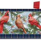 Wintertime Cardinals Winter Mailbox Cover