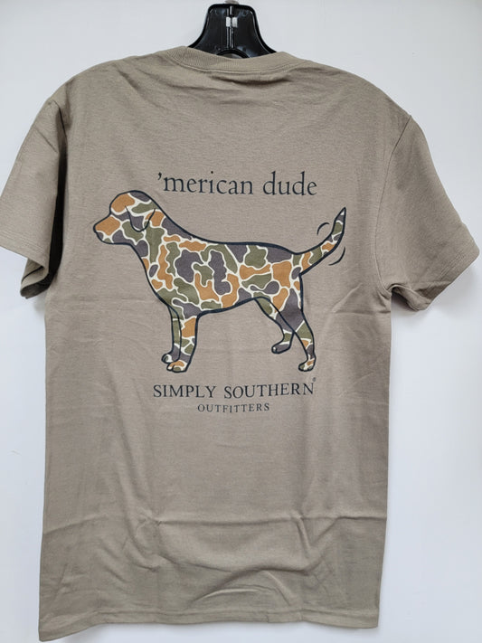 Camo Dog Short Sleeve Shirt