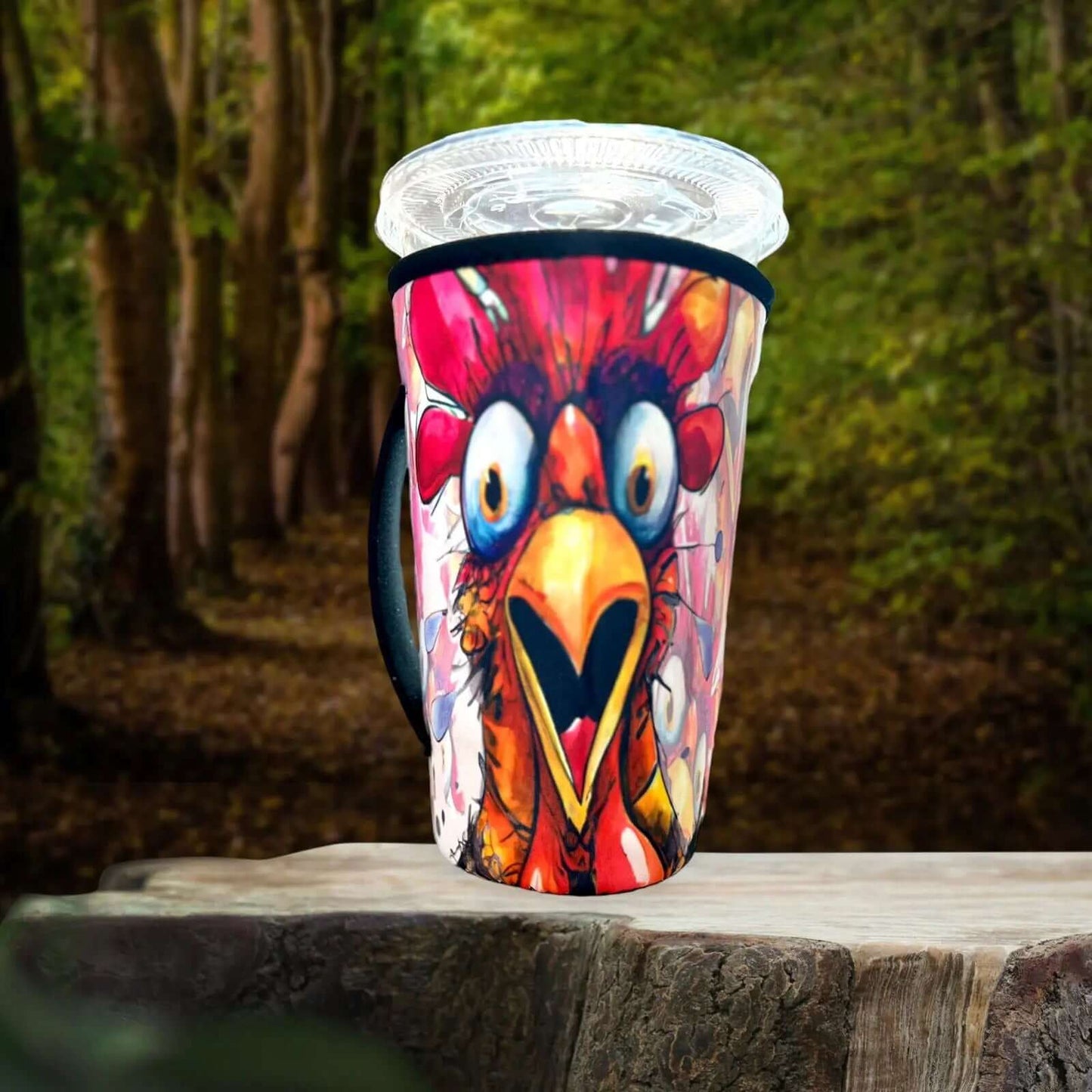 30 OZ Crazy Chicken Insulated Cup Cover Sleeve