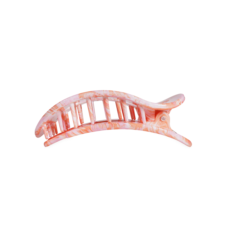 Just Keep Swimming Large Flat Round Hair Clip
