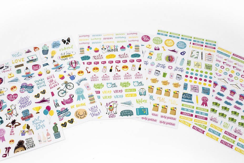 Planner Sticker Pack, Productivity V2