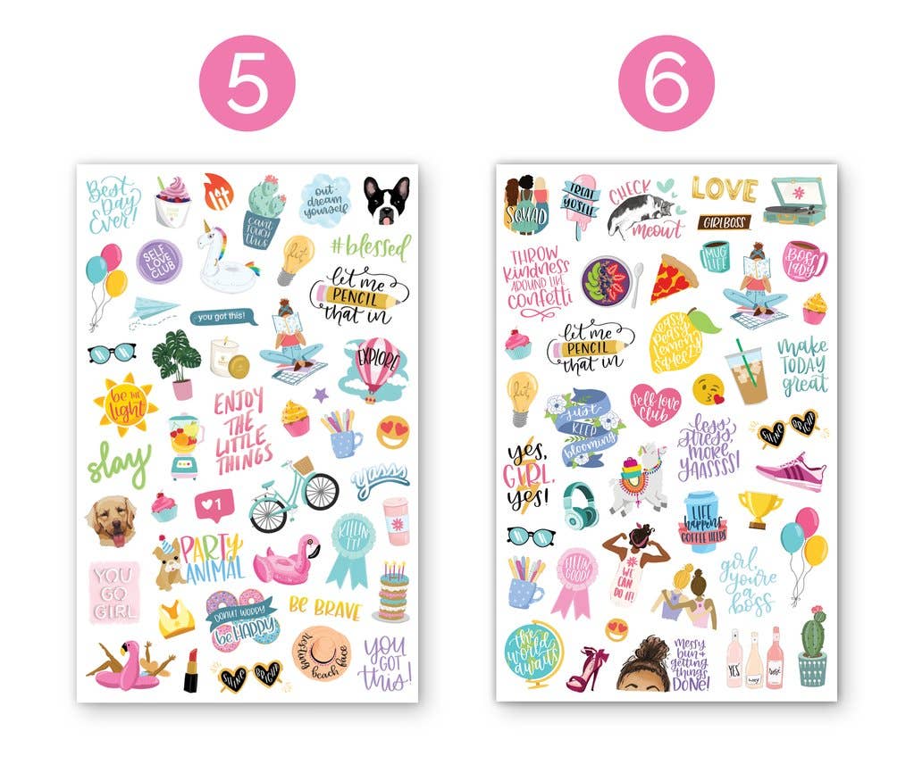 Planner Sticker Pack, Productivity V2