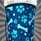20 OZ Blue Paw Print Insulated Cup Cover Sleeve