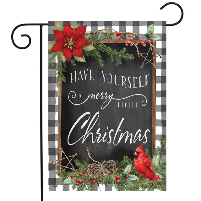 Merry Little Christmas Double Sided Garden Flag