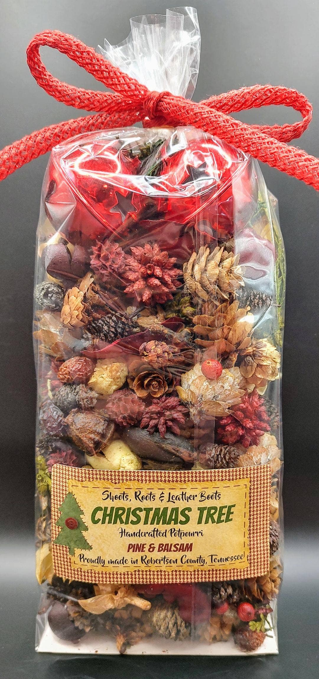 Christmas Tree Handcrafted Potpourri- 5 cups. Pine & Balsam