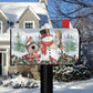 Jolly Snowman Welcome Winter Mailbox Cover