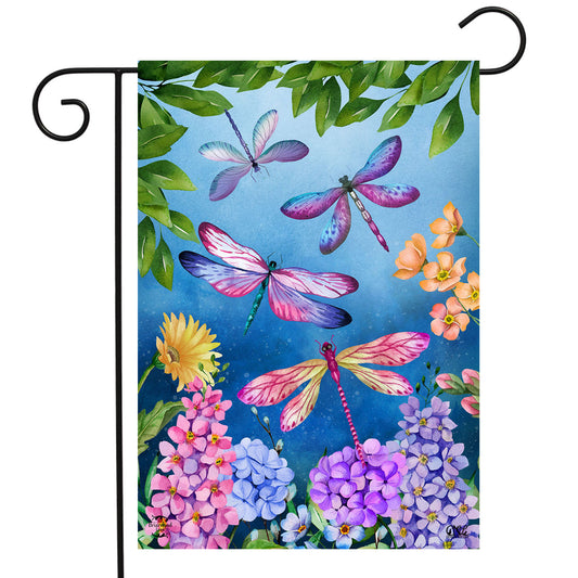 "Dragonflies" Garden Flag
