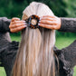 Tortoise Flat Circle Hair Clip