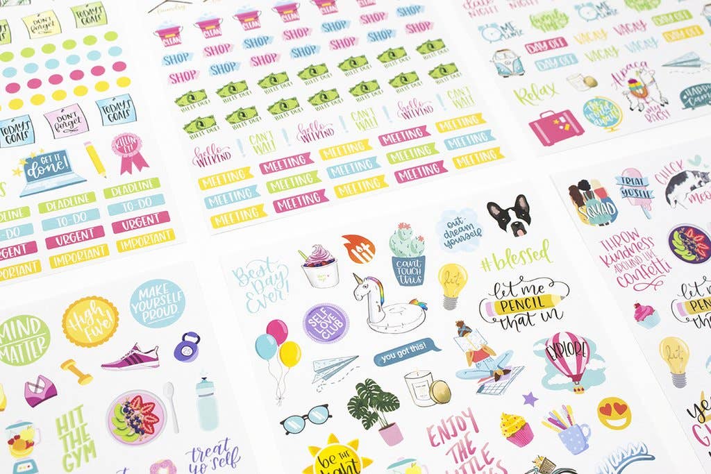 Planner Sticker Pack, Productivity V2