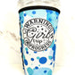 20 OZ I Run On Coffee Chaos Cuss Words Insulated Cup Cover Sleeve