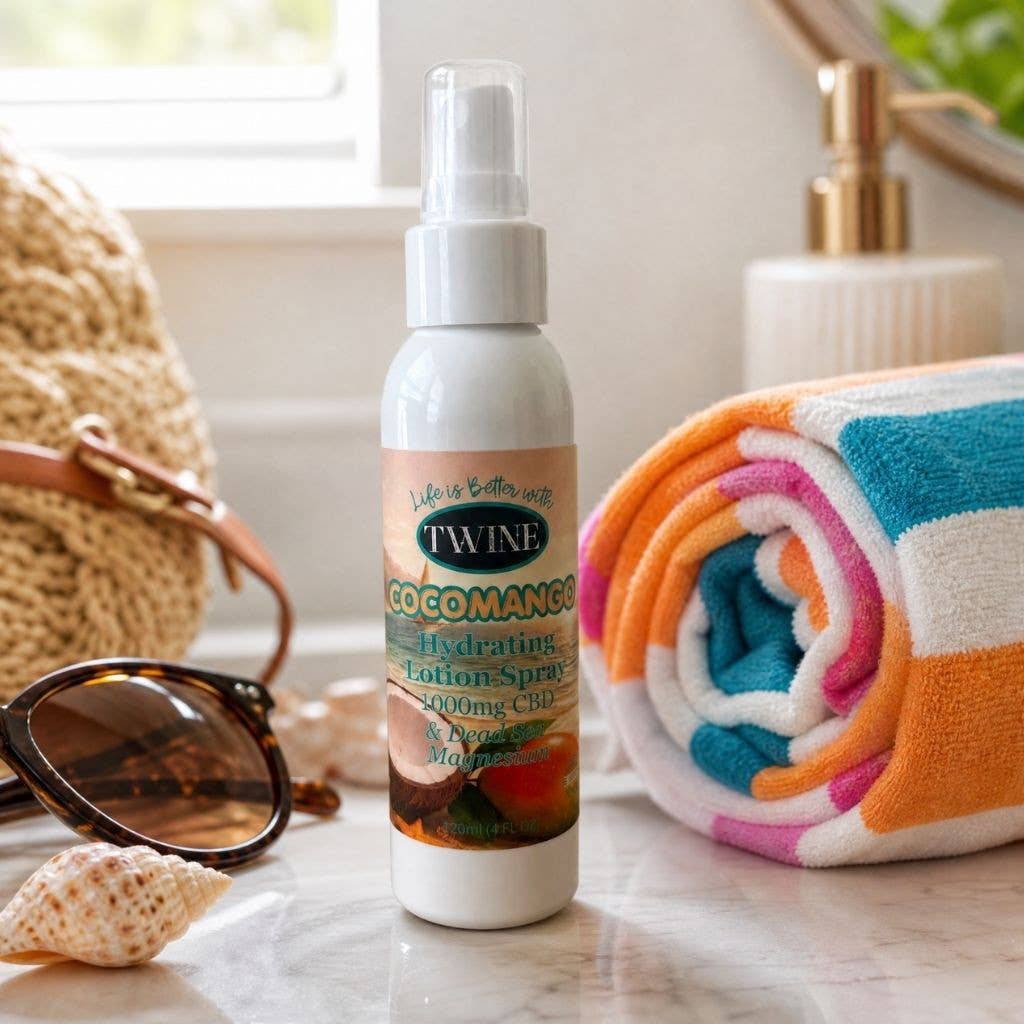 CBD Magnesium Lotion Spray - Body Moisturizer Mist - CocoMango