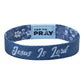 Tap To Pray® Wristband – Wildflower - Jesus Is Lord: Large