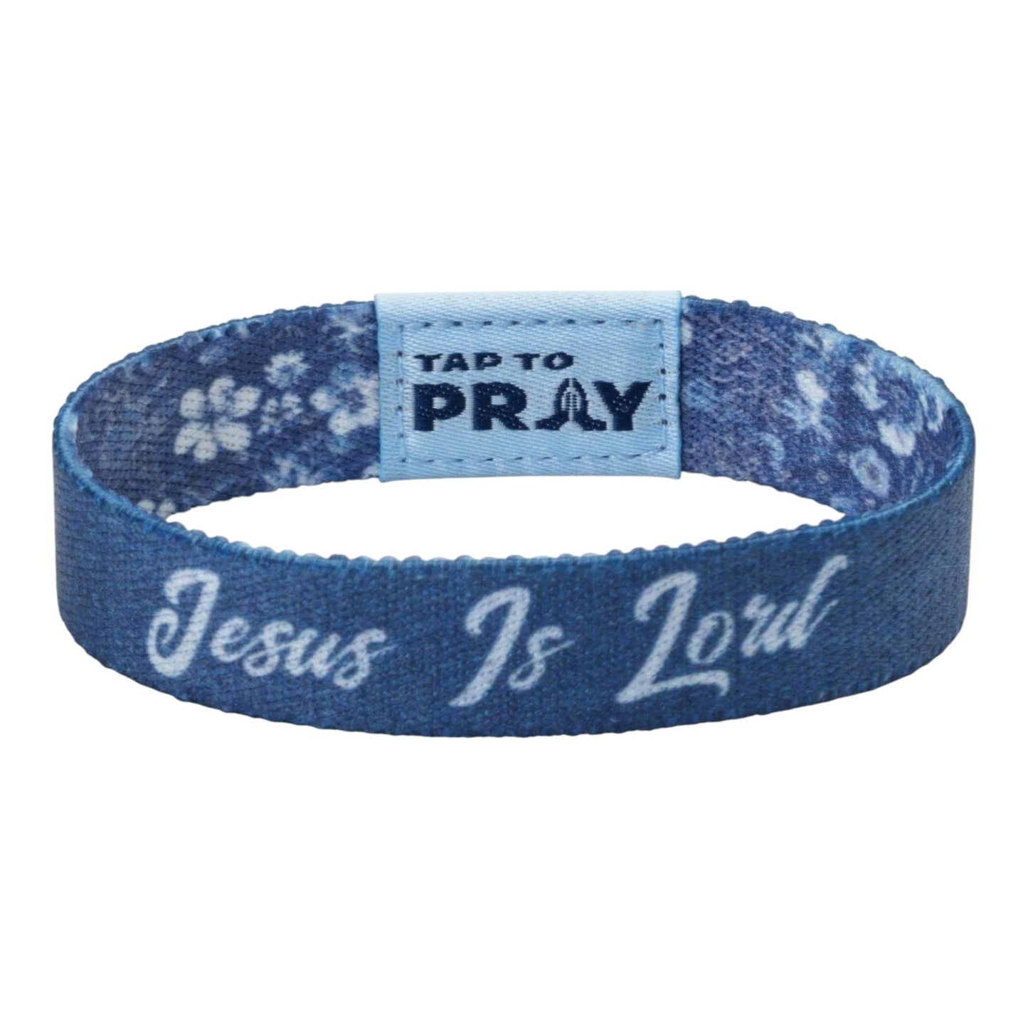 Tap To Pray® Wristband – Wildflower - Jesus Is Lord: Large