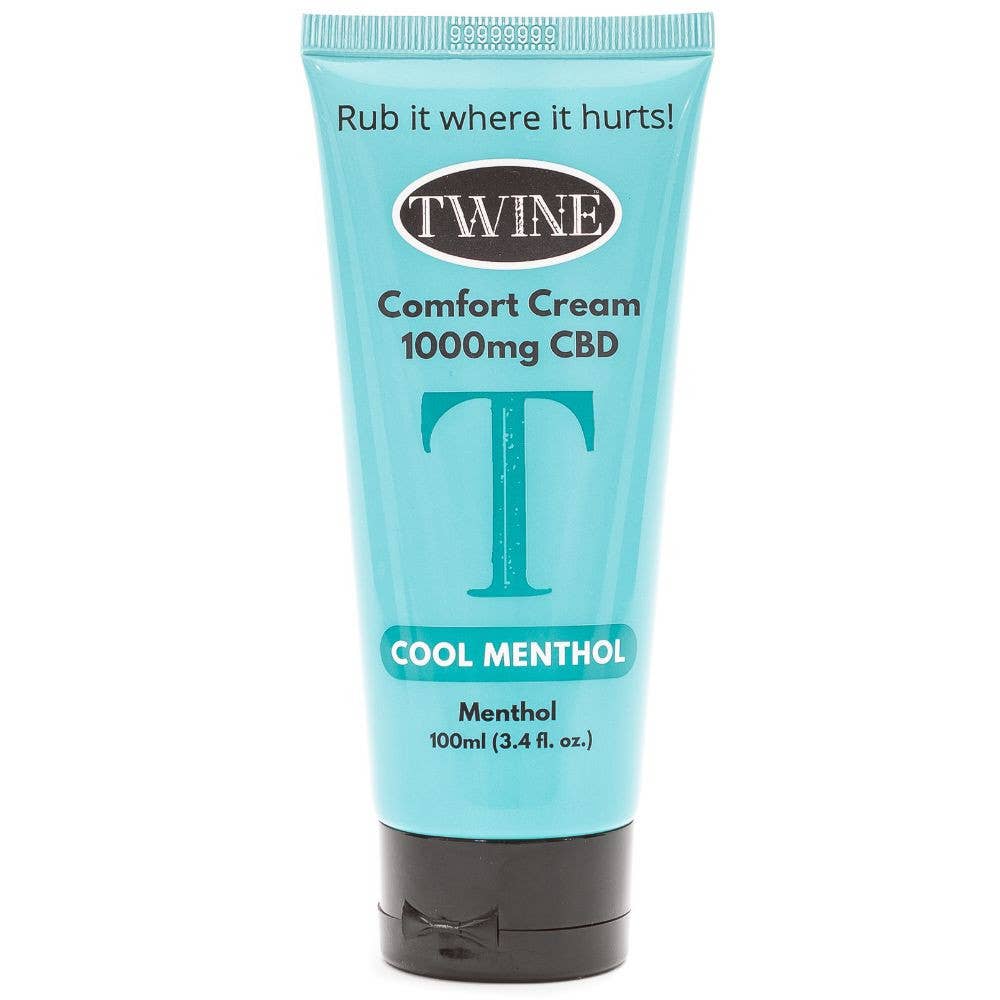CBD Comfort Cream – Muscle & Joint Relief Cream with Shea Butter & Aloe 1000mg – Cool Menthol