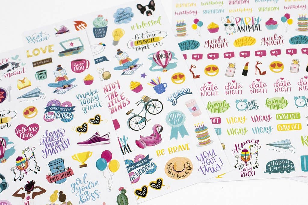 Planner Sticker Pack, Productivity V2