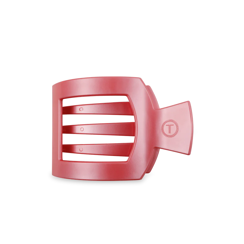 Calming Coral Large Flat Square Clip