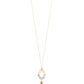 Teardrop Pendant Tassel Chain Necklace