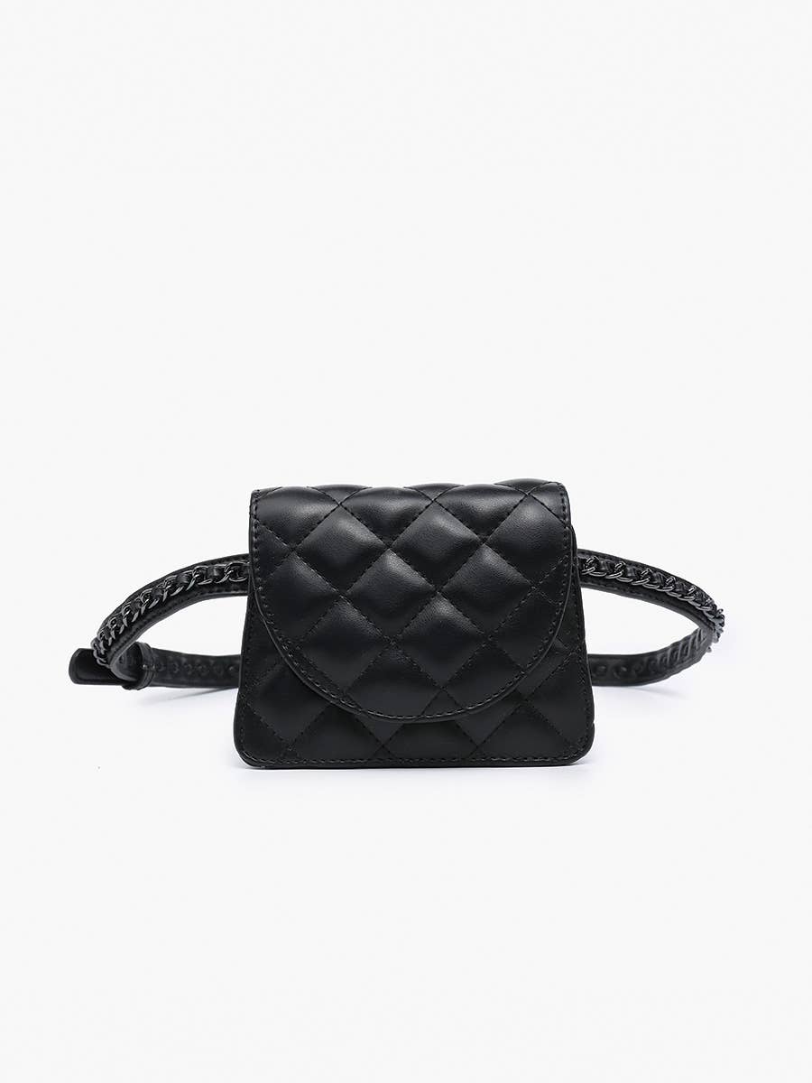 Annalee Quilted Mini Belt Bag w/ Strap