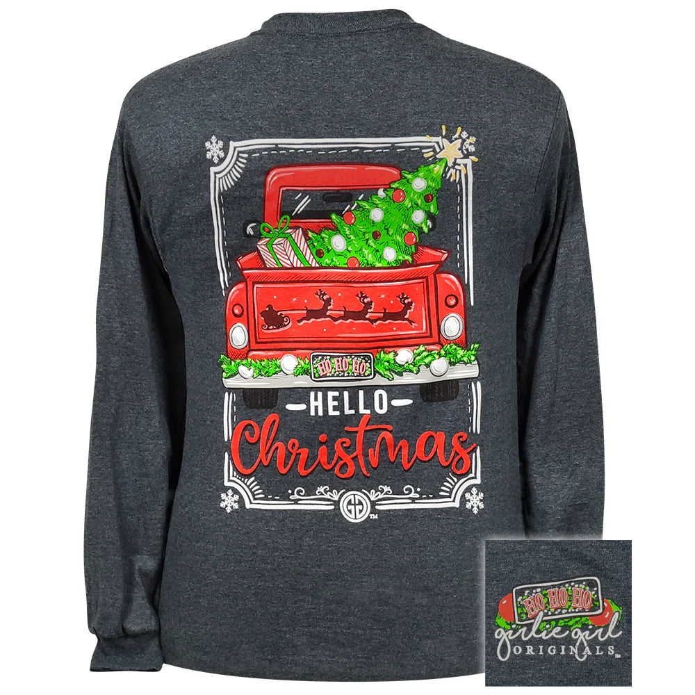 "Hello Christmas" Long Sleeve Shirt