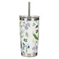 Tumbler w/straw SS Purple Amazing Grace