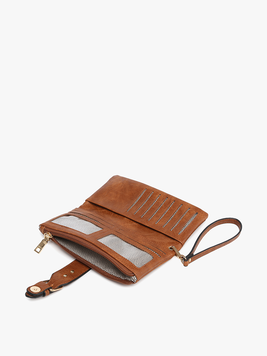 Cadence Buckle Wallet - Khaki