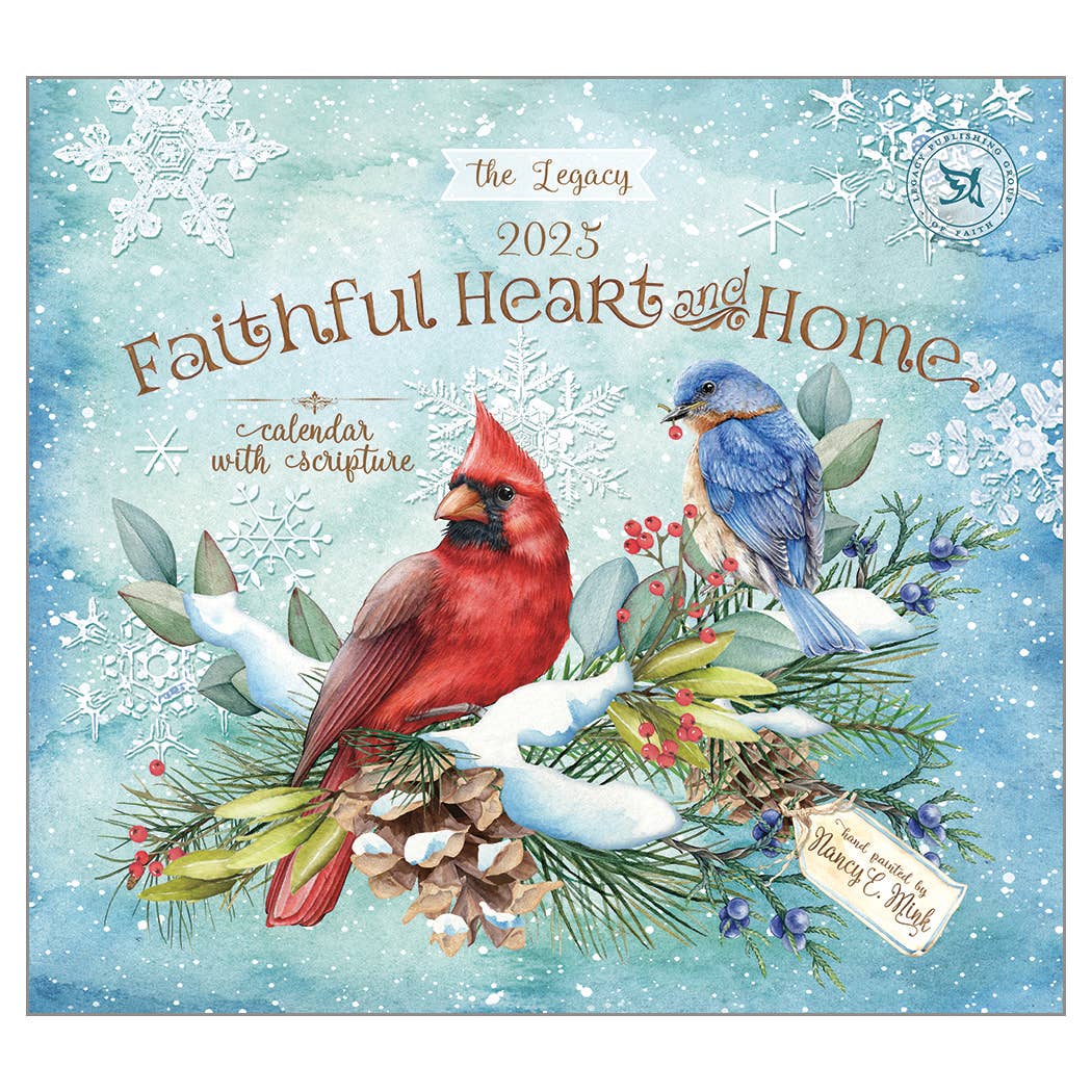 Faithful Heart and Home 2025 Wall Calendar