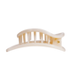 Almond Beige Flat Circle Hair Clip