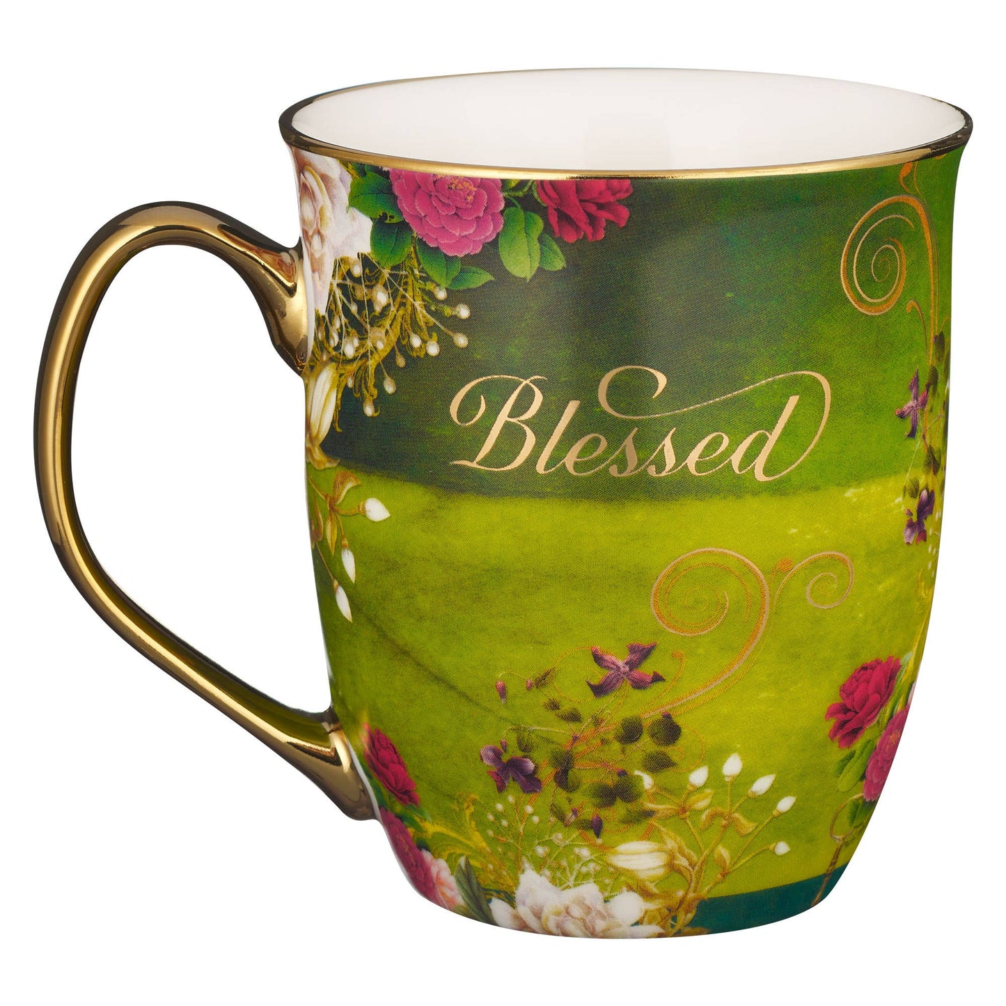 Blessed Peacock Ceramic Coffee Mug- Jer 17:7