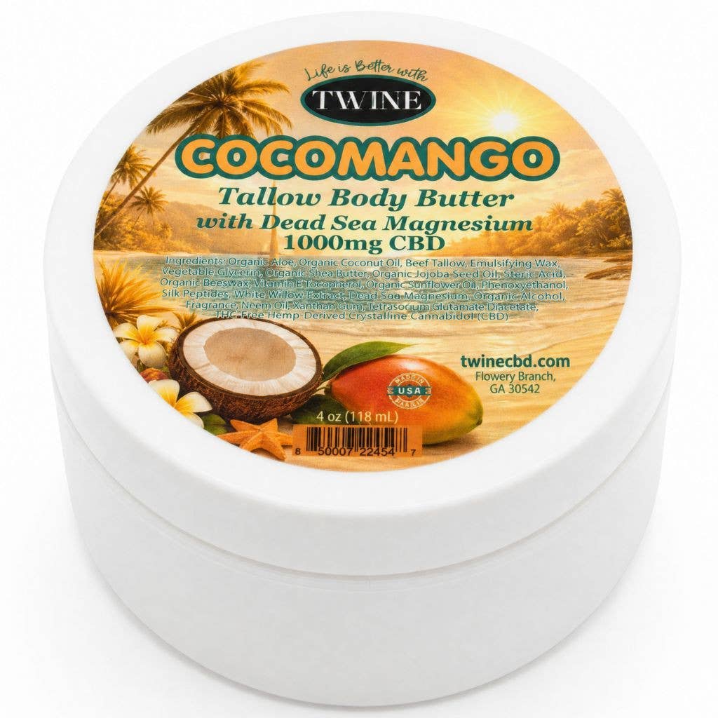Tallow Body Butter – Deep Hydration with CBD & Magnesium – CocoMango