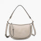 Sierra Structured Shoulder Bag w/ Whipstitch Detail